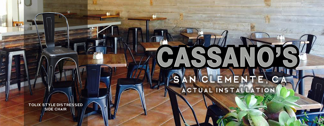 seating arrangement in cassano's in San Clemente, CA