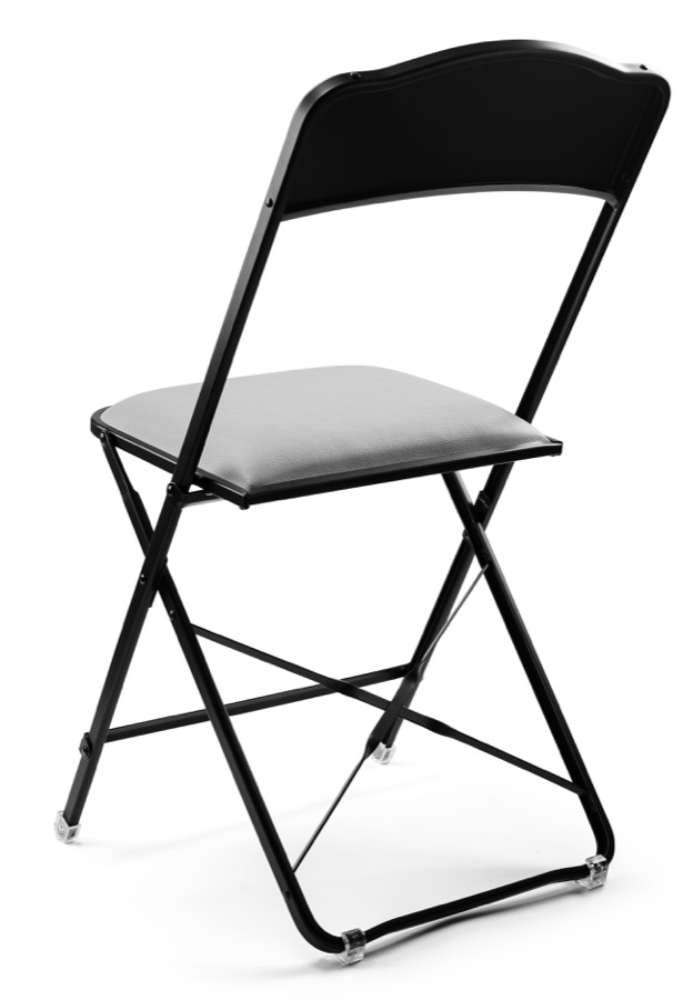 Fritz Style Folding Chair With Black Frame Folding Chairs