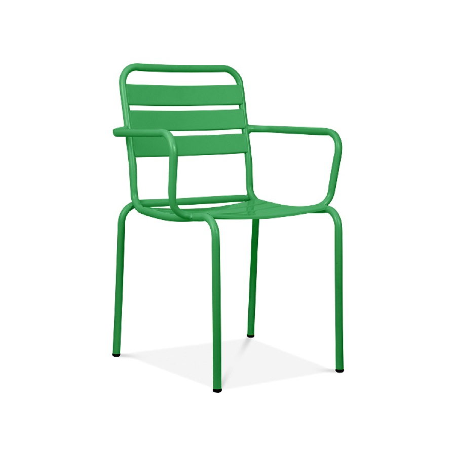 Paris Metal Stackable Arm Chair, Chairs : Chairs Direct Seating