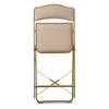 Fritz Folding Chair with Gold Frame 19" Dining Height