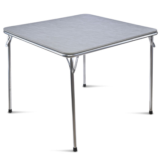 Fritz Bridge Folding Table with Silver Frame