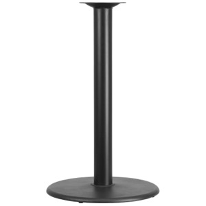 24" Round Restaurant Table Base with 4'' Diameter Column-Bar Height