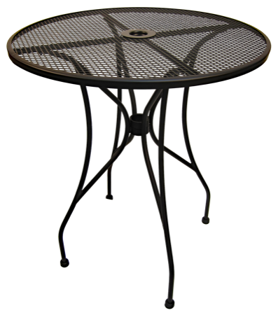 Wrought Iron Bar table- round